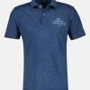 Poloshirt met casual print op de borst