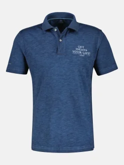 Poloshirt met casual print op de borst