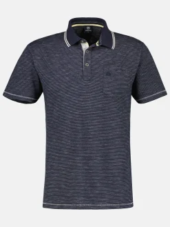 Poloshirt met fineliner strepen
