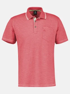 Poloshirt met fineliner strepen
