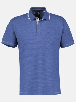 Poloshirt met fineliner strepen
