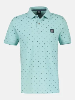 Poloshirt met stippenprint