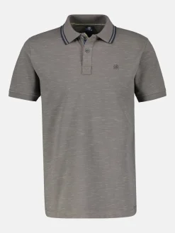 Poloshirt van tweekleurig piqué