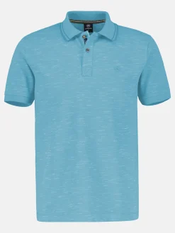 Poloshirt van tweekleurig piqué