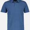 Poloshirt van wafelpiqué