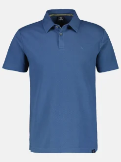 Poloshirt van wafelpiqué