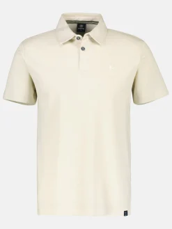 Poloshirt van wafelpiqué