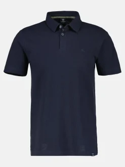 Poloshirt van wafelpiqué