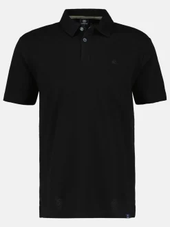 Poloshirt van wafelpiqué