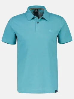 Poloshirt van wafelpiqué