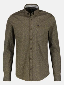 Poplin overhemd met allover print