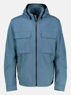 Shell-blouson met afneembare capuchon