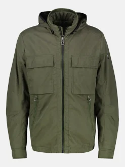 Shell-blouson met afneembare capuchon