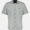 Shirt met halve mouw en geometrische print