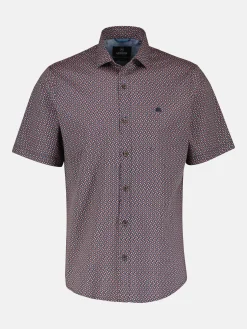 Shirt met halve mouw en geometrische print