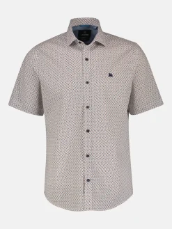 Shirt met halve mouw en geometrische print