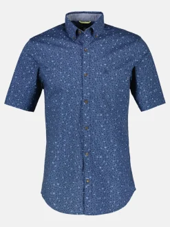 Shirt met halve mouwen en all-over print