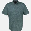 Shirt met halve mouwen, zomers patroon