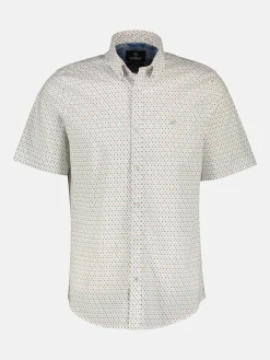 Shirt met korte mouwen en geometrisch patroon