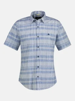 Shirt met korte mouwen in een zomerse structuurkwaliteit