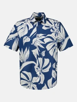 Shirt met korte mouwen in Hawaiiaanse stijl
