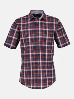 Shirt met korte mouwen *popeline ruit*
