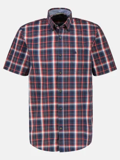 Shirt met korte mouwen *popeline ruit*