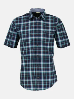 Shirt met korte mouwen *popeline ruit*