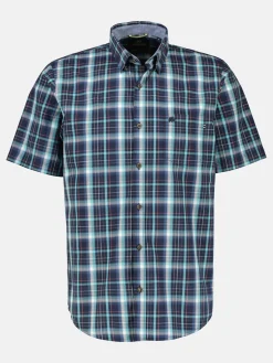 Shirt met korte mouwen *popeline ruit*