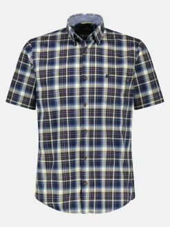 Shirt met korte mouwen *popeline ruit*