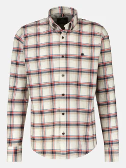 Shirt met lange mouwen. GROTE FLANNEL RUIT