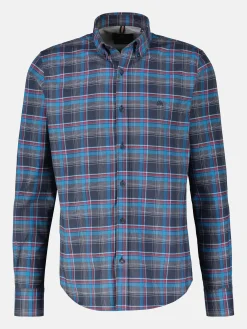 Shirt met lange mouwen. GROTE FLANNEL RUIT
