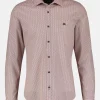 Shirt met lange mouwen met AOP en cutaway kraag