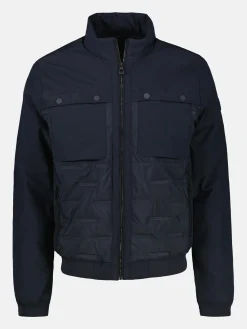 Sportieve blouson in gestructureerd, doorgestikt design