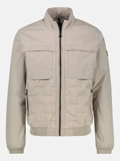 Sportieve blouson in gestructureerd, doorgestikt design
