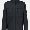 Sportieve shell-blouson met geïntegreerde capuchon