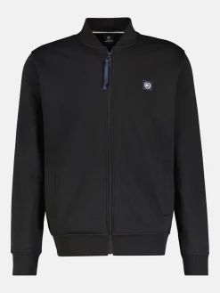Sweatjack met collegekraag