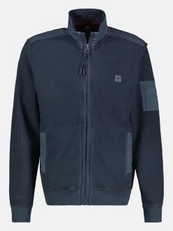 Sweatjack met opstaande kraag