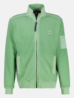 Sweatjack met opstaande kraag