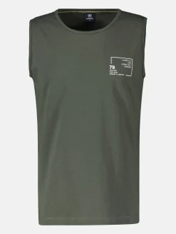 Tanktop met print op de borst