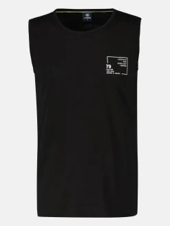 Tanktop met print op de borst