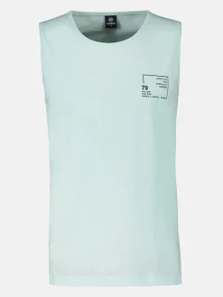 Tanktop met print op de borst