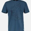 T-shirt met borstprint