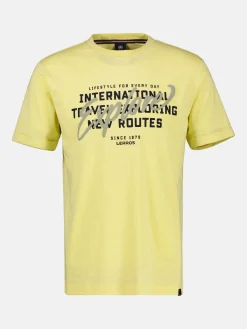 T-shirt met borstprint in grote maten