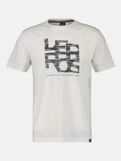 T-shirt met LERROS-print