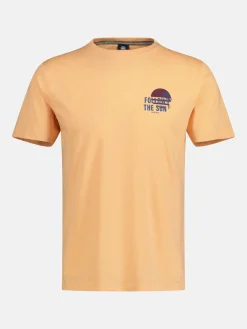 T-shirt met print op de borst *Follow the sun*