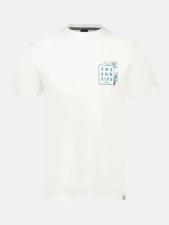 T-shirt met print op de voor- en achterkant