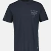 T-shirt voor heren met borstprint