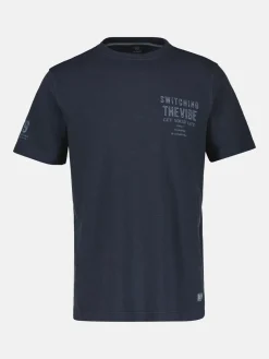 T-shirt voor heren met borstprint