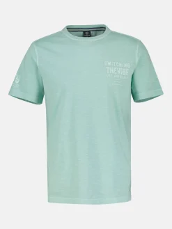 T-shirt voor heren met borstprint